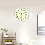 Maxbell Bird Themed Wall Clock Silent Round Gifts Wall Decor for Office School Study White