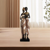 Maxbell African Statue Home Decor Aesthetic Ornament Shelf Housewarming Resin Statue