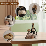 Maxbell African Statue Home Decor Aesthetic Ornament Shelf Housewarming Resin Statue