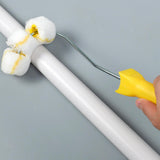 Maxbell Pipe Paint Roller Versatile with Frame Kit for Pole Water Pipe Painting Tool