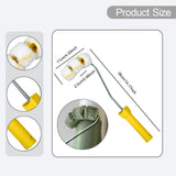 Maxbell Pipe Paint Roller Versatile with Frame Kit for Pole Water Pipe Painting Tool