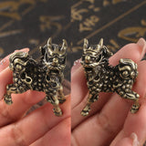 Maxbell 2x Feng Shui Pixiu Statue Chinese Mythical Beast for Office Bedroom Tabletop