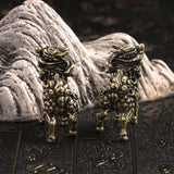 Maxbell 2x Feng Shui Pixiu Statue Chinese Mythical Beast for Office Bedroom Tabletop