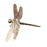 Maxbell Dragonfly Statue Collectible Brass Dragonfly Figurines for Patio Lawn Office