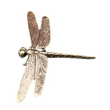 Maxbell Dragonfly Statue Collectible Brass Dragonfly Figurines for Patio Lawn Office