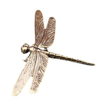 Maxbell Dragonfly Statue Collectible Brass Dragonfly Figurines for Patio Lawn Office