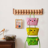 Maxbell Wall Hanging Basket Bohemian Woven Wall Basket for Living Room Bedroom Decor Pink Yellow Green