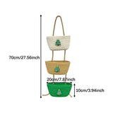 Maxbell Wall Hanging Basket Cartoon 3 Tiers Storage Bin for Laundry Bathroom Kitchen