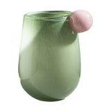 Maxbell Glass Flower Vase Dried Flower Arrangement for Dining Room Living Room Decor