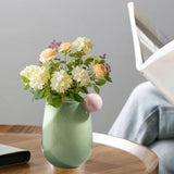 Maxbell Glass Flower Vase Dried Flower Arrangement for Dining Room Living Room Decor