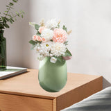 Maxbell Glass Flower Vase Dried Flower Arrangement for Dining Room Living Room Decor