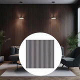 Maxbell Wall Panels Background Decoration Peel and Stick for Office Playroom Bedroom 3m Gray