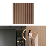 Maxbell Wall Panels Background Decoration Peel and Stick for Office Playroom Bedroom 3m Brown