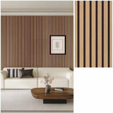 Maxbell Wall Panels Background Decoration Peel and Stick for Office Playroom Bedroom 3m Brown