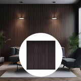 Maxbell Wall Panels Background Decoration Peel and Stick for Office Playroom Bedroom 3m Dark Brown