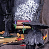 Maxbell Witch Statue Gothic Collection Halloween Decoration for Entrance Mantel Home