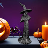 Maxbell Witch Statue Gothic Collection Halloween Decoration for Entrance Mantel Home
