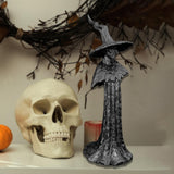 Maxbell Witch Statue Gothic Collection Halloween Decoration for Entrance Mantel Home