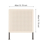 Maxbell Pegboard Display Stand Tabletop Holder for Earring Pin Jewelry Retail Stores 40cmx40cmx10cm