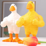 Maxbell Muscle Duck Key Hook Versatile Cute Key Holder for Countertop Entrance Porch