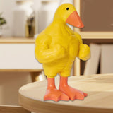 Maxbell Muscle Duck Key Hook Versatile Cute Key Holder for Countertop Entrance Porch