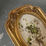 Maxbell Vintage Picture Frame Retro Photo Gallery Art for Wall Hanging Table Hallway Gold