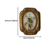 Maxbell Vintage Picture Frame Retro Photo Gallery Art for Wall Hanging Table Hallway Gold
