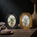 Maxbell Vintage Picture Frame Retro Photo Gallery Art for Wall Hanging Table Hallway Gold