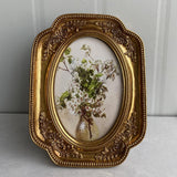 Maxbell Vintage Picture Frame Retro Photo Gallery Art for Wall Hanging Table Hallway Gold