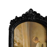 Maxbell Photo Frame Resin Ornament Tabletop Wall Hanging 15*20cm for Hallway Wedding Black