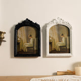 Maxbell Photo Frame Resin Ornament Tabletop Wall Hanging 15*20cm for Hallway Wedding Black