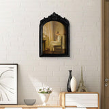 Maxbell Photo Frame Resin Ornament Tabletop Wall Hanging 15*20cm for Hallway Wedding Black