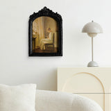 Maxbell Photo Frame Resin Ornament Tabletop Wall Hanging 15*20cm for Hallway Wedding Black