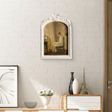 Maxbell Photo Frame Resin Ornament Tabletop Wall Hanging 15*20cm for Hallway Wedding White