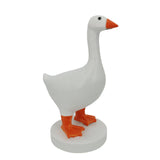 Maxbell Goose Statue Gifts Decorative Magnetic Goose Key Holder for Key Storage Desk Orange