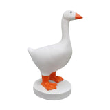 Maxbell Goose Statue Gifts Decorative Magnetic Goose Key Holder for Key Storage Desk Orange