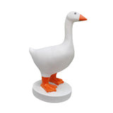 Maxbell Goose Statue Gifts Decorative Magnetic Goose Key Holder for Key Storage Desk Orange