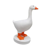 Maxbell Goose Statue Gifts Decorative Magnetic Goose Key Holder for Key Storage Desk Orange