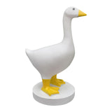 Maxbell Goose Statue Gifts Decorative Magnetic Goose Key Holder for Key Storage Desk Yellow