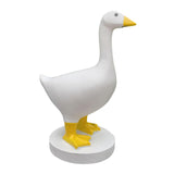 Maxbell Goose Statue Gifts Decorative Magnetic Goose Key Holder for Key Storage Desk Yellow