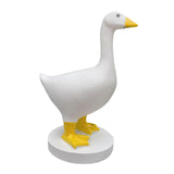 Maxbell Goose Statue Gifts Decorative Magnetic Goose Key Holder for Key Storage Desk Yellow