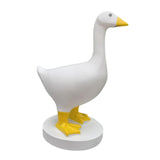 Maxbell Goose Statue Gifts Decorative Magnetic Goose Key Holder for Key Storage Desk Yellow