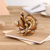 Maxbell Medusa Greek Statue Sculpture Crafts Medusa Figurine for Home Outdoor Garden