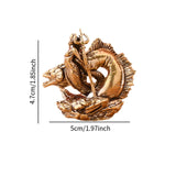 Maxbell Medusa Greek Statue Sculpture Crafts Medusa Figurine for Home Outdoor Garden