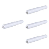 Maxbell 4x Toilet Paper Holder Spring Loaded Roller Utility Flexible Replacement Rod White