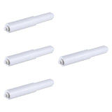 Maxbell 4x Toilet Paper Holder Spring Loaded Roller Utility Flexible Replacement Rod White