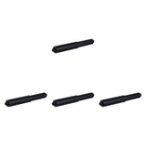 Maxbell 4x Toilet Paper Holder Spring Loaded Roller Utility Flexible Replacement Rod Black