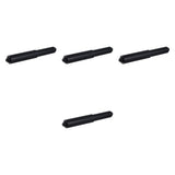Maxbell 4x Toilet Paper Holder Spring Loaded Roller Utility Flexible Replacement Rod Black