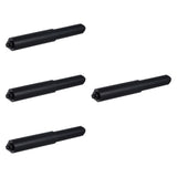 Maxbell 4x Toilet Paper Holder Spring Loaded Roller Utility Flexible Replacement Rod Black