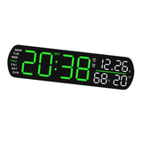 Maxbell Digital Alarm Clock Modern Digital Clock for Dining Room Classroom Farmhouse Green